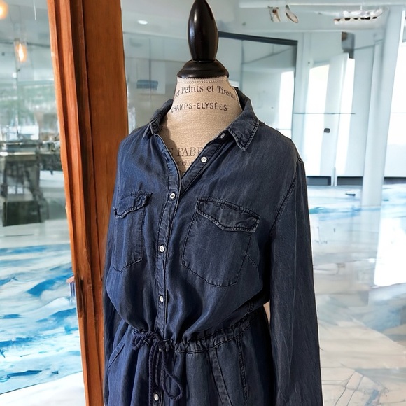 Label Of Graded Goods super soft rayon jean drawstring waistband tshirt dress - Picture 12 of 16